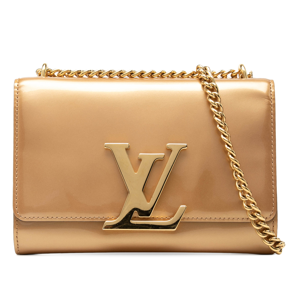 Pre-Loved Louis Vuitton Vernis Louise Sliding Chain MM